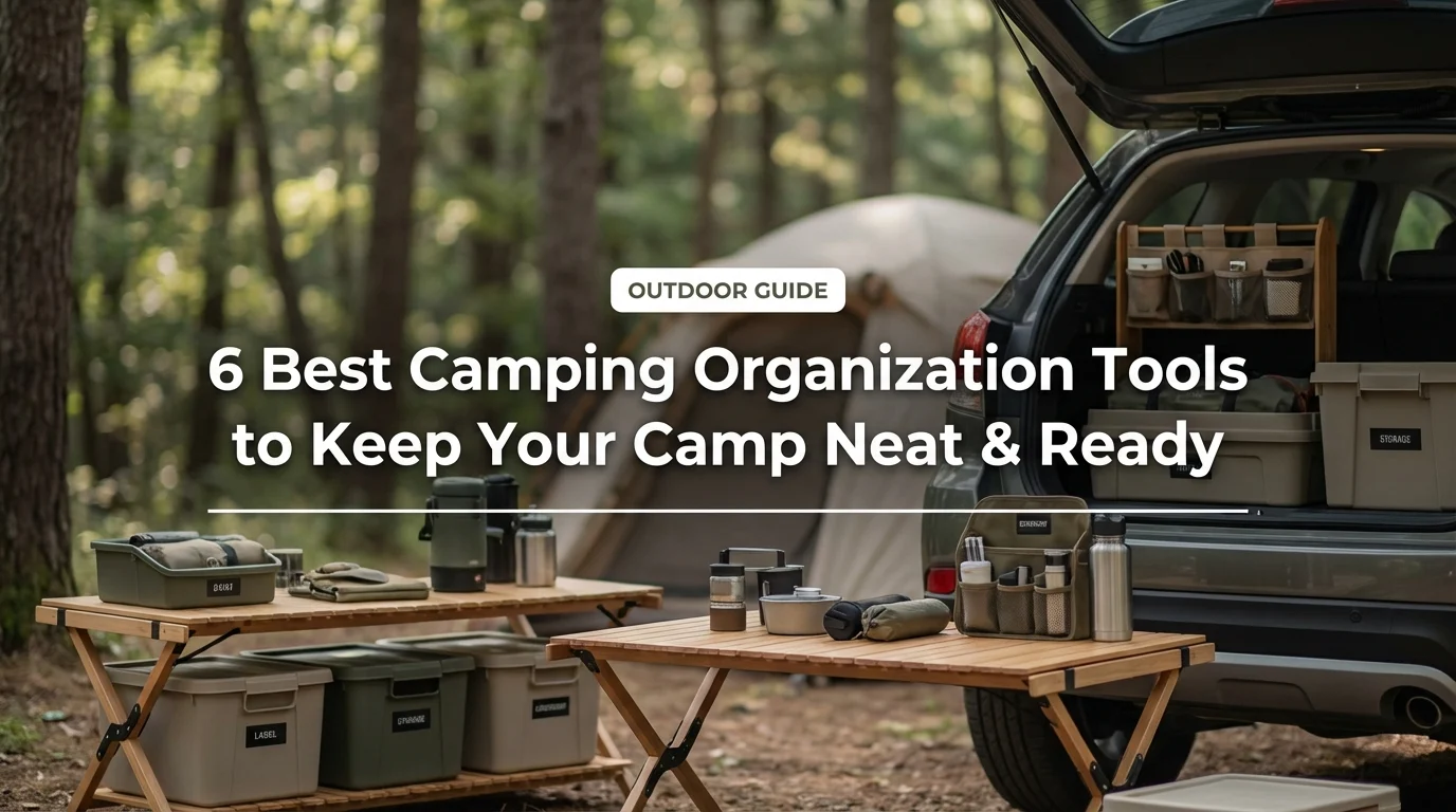 6 Best Camping Organization Tools to Keep Your Camp Neat & Ready