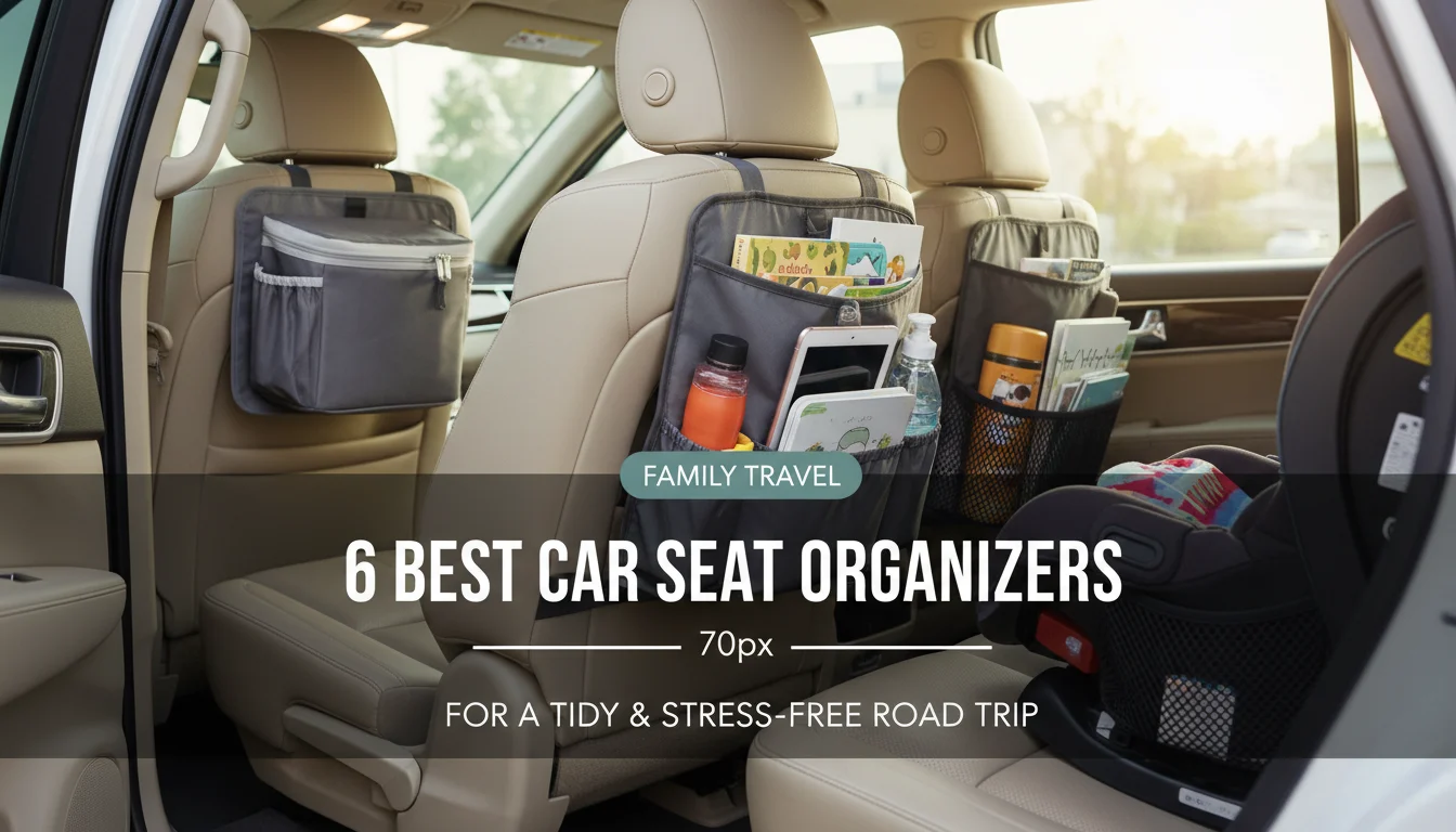 6 Best Car Seat Organizers for a Tidy & Stress-Free Road Trip