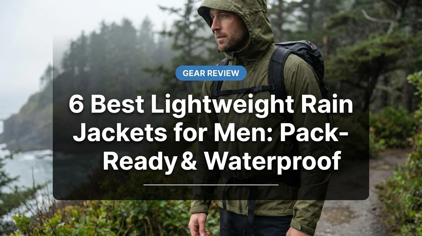 6 Best Lightweight Rain Jackets for Men: Pack-Ready & Waterproof