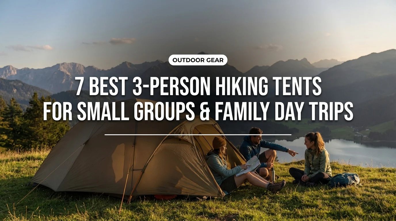 7 Best 3-Person Hiking Tents for Small Groups & Family Day Trips