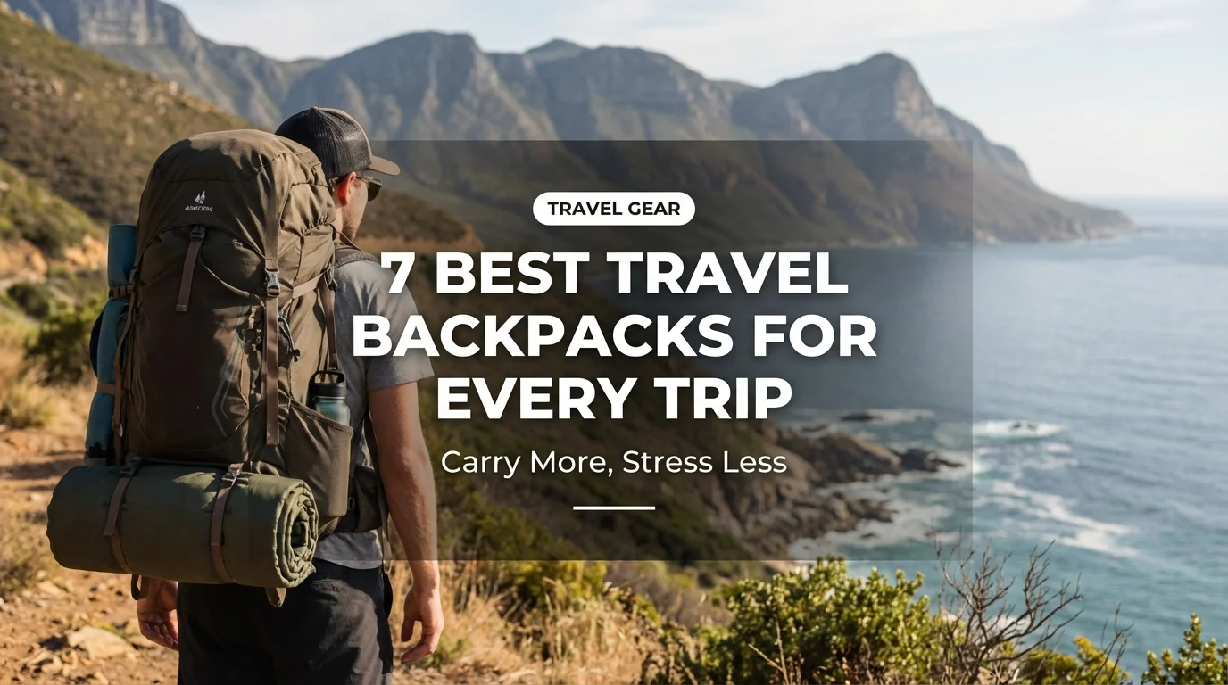 7 Best Travel Backpacks for Every Trip: Carry More, Stress Less