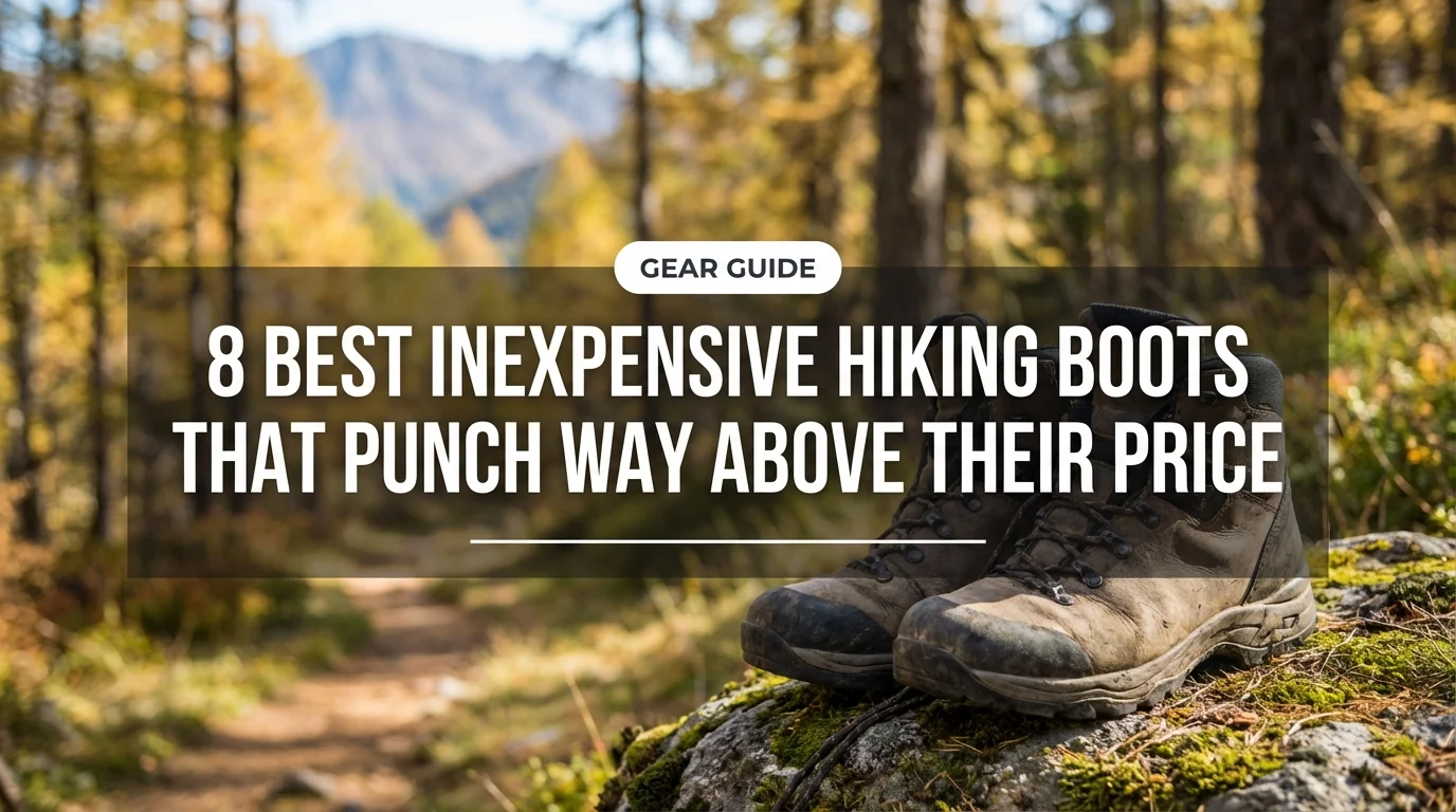 8 Best Inexpensive Hiking Boots That Punch Way Above Their Price