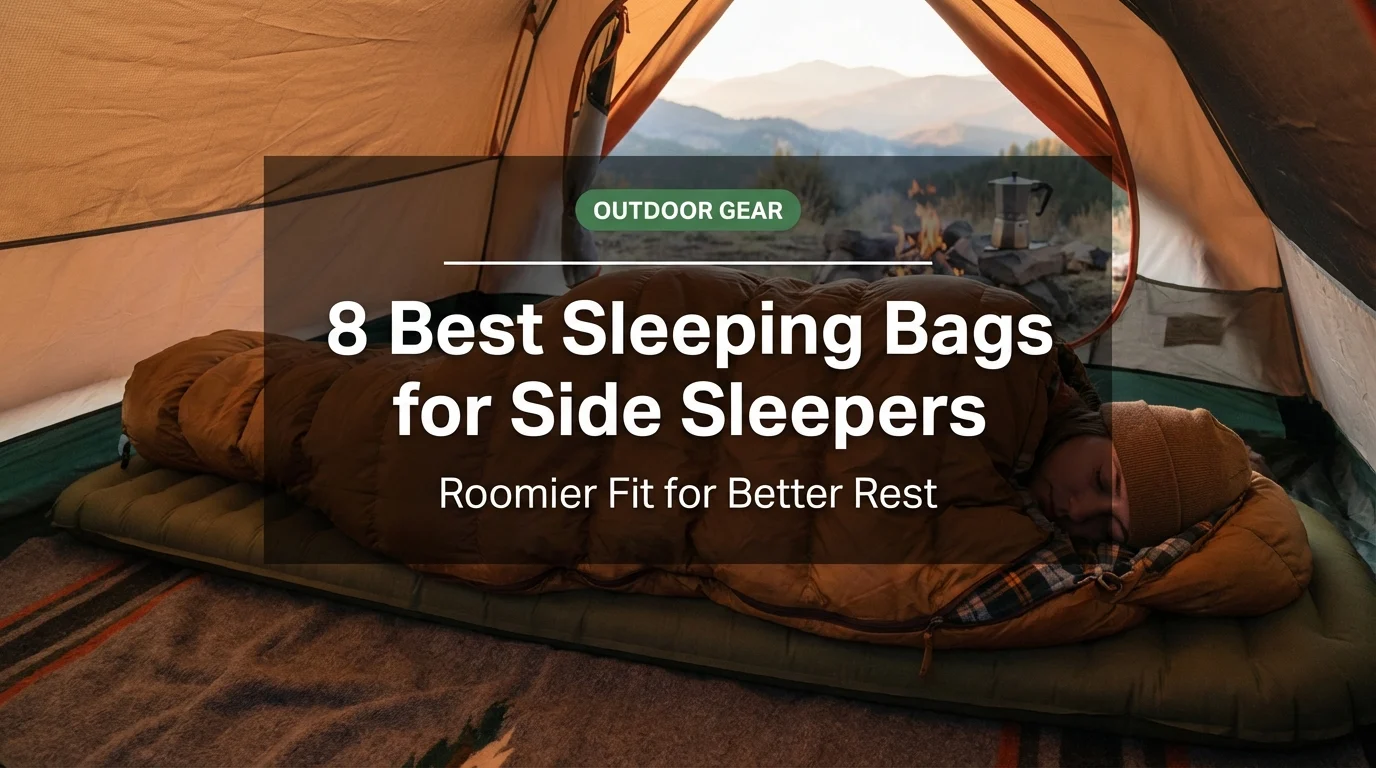 8 Best Sleeping Bags for Side Sleepers: Roomier Fit for Better Rest